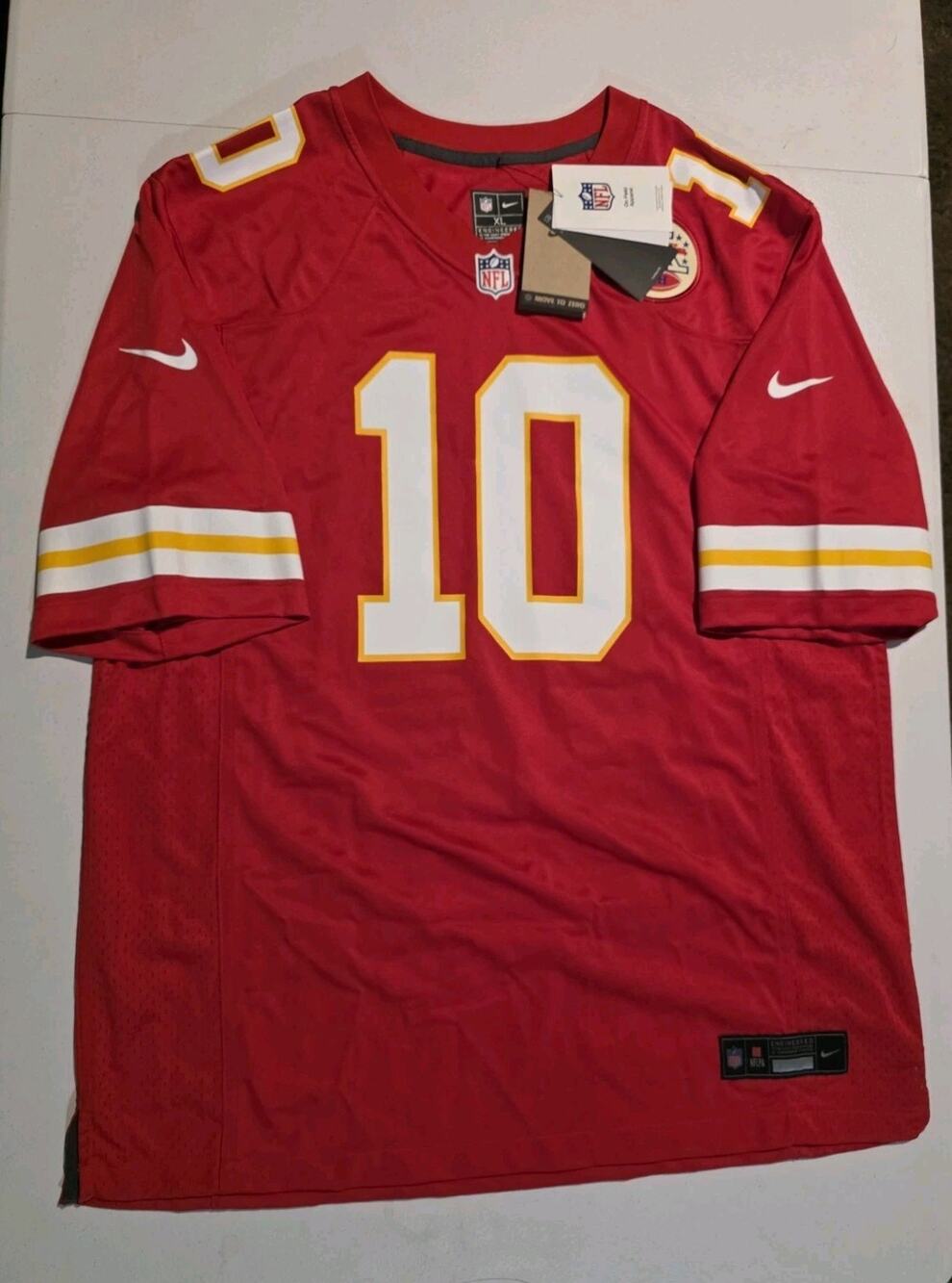 Kansas City Chiefs Isiah Pacheco #10 Nike Vapor Fuse Limited Jersey Men's XL NWT